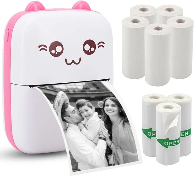 Mini Pocket Thermal Printer – No Ink, Instant Photos