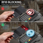 Minimalist RFID-Blocking Slim Card Holder Wallet