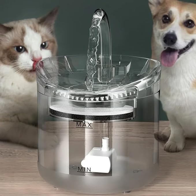 🐾 Fuente de Agua para Mascotas con Capacidad de 1,8L 🐾